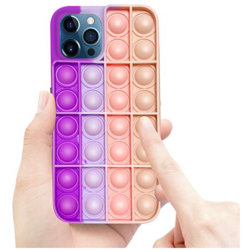 Pop Bubble Sensory Phone Case Para iPhone XR 6.1  Relieve
