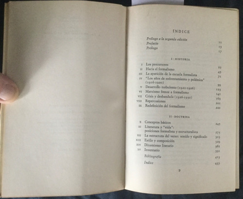 El Formalismo Ruso. Victor Erlich. 1a. Ed. (Usado)