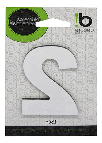 Numero Alum Espelhado 15cm Decore 2