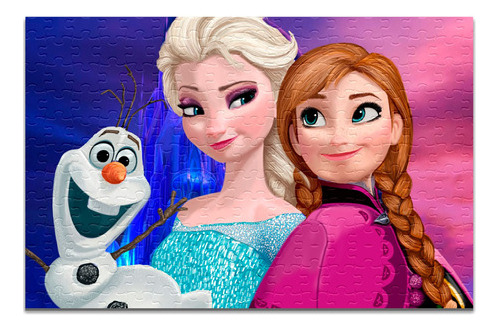 Quebra-cabeça Personalizado Frozen 120 Peças