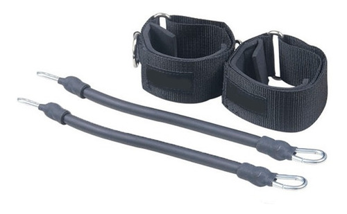 Set 2 Tubos Ligas Elásticas De Resistencia + 2 Tobilleras