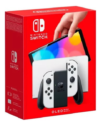 Nintendo Switch Oled 64gb Standard Color  Blanco Y Negro 