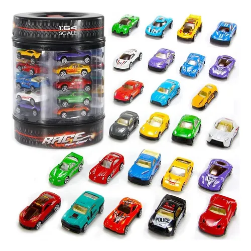 Paquete De 25 Coches Miniatura Liberty Imports 1:64 Con
