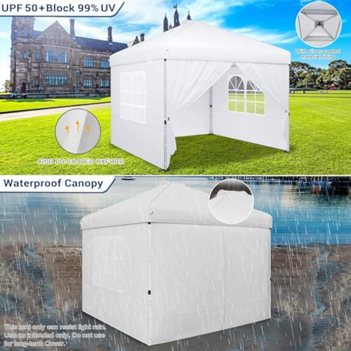 Yoyomax Toldo Desplegable De 8 X 8 Pies, Kiosco