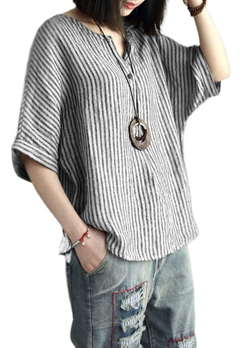 Zanzea Mujer Casual Blusas Camisas Tops Elegantes #sku963762