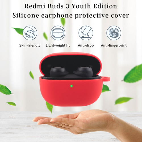 Funda De Silicona Para Auriculares Xiaomi Redmi Buds 3 Lite