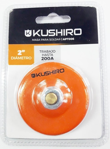 Imagen 3 de 4 de Masa Magnetica 200a Circular Para Soldadoras Kushiro Apt006