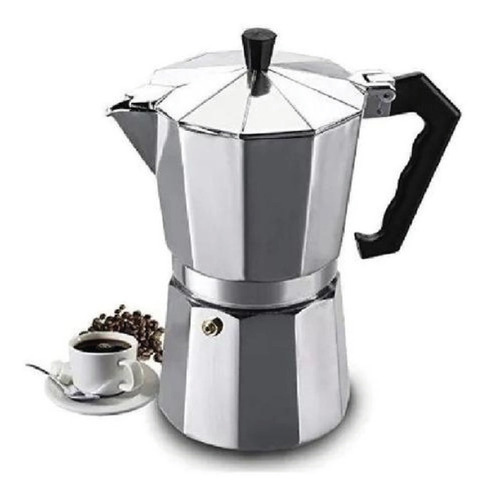 Cafetera Italiana Para 6 Tazas Aluminio Café Desayuno