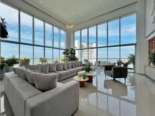 Penthouse En Venta Amoblado 3 Alcobas En Edificio Montu Vista Al Mar