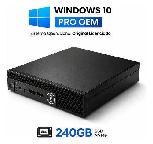 Desktop Mini Core I7 7° Geração 8gb Ddr4 240gb Ssd W10 Pro