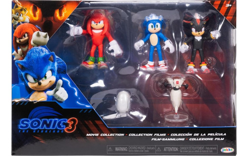 Sonic 3 Figuras De La Película Articuladas