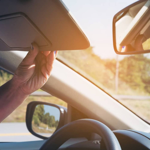 Par Quebra Sol C/ Espelho Cinza C/ Grampo Chevrolet Até 2020