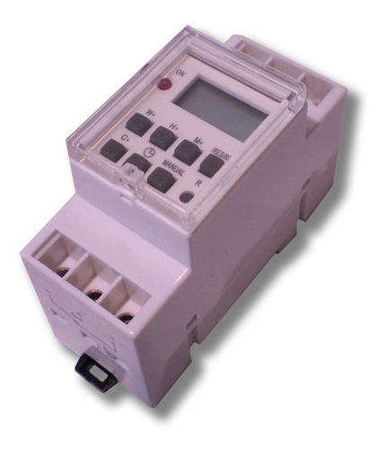 Interruptor Horario Digital A Riel 16a 230v Ccd Ts-ge2