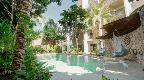 Departamento En Venta En Tulum Con Pungle Pool Privado A 7 Minutos Del Mar