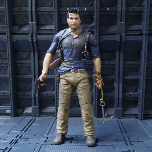 Figure Action Boneco Nathan Drake Uncharted 4 Neca