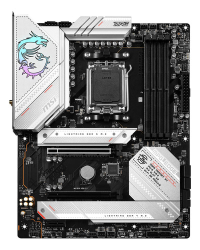 Tarjeta Madre Msi Atx Mpg B650 Edge Wifi Sam5 128gb Ddr5 Amd