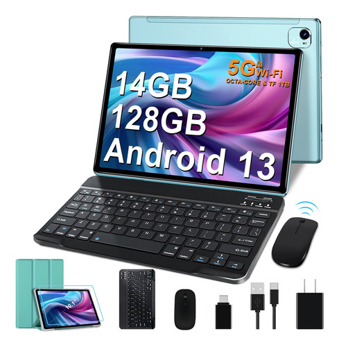 Facetel Android 13 Tablet 10 Pulgadas Octa-core 2.0 Ghz, 14g
