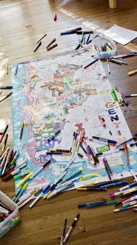 Atlantis Mapas - Proyecto Argentina Para Colorear Cuotas