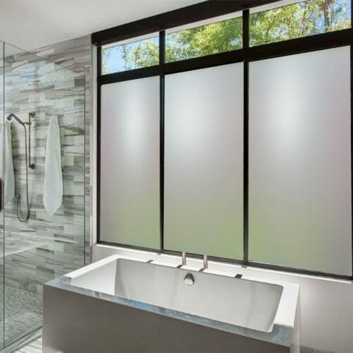 Imagen 3 de 5 de Rollo Contact Esmerilado P/vidrios Ventanas 60cm X10 Mts