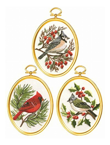 Janlynn Winter Birds Cross Stitch Supplies