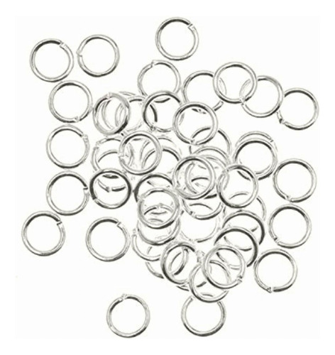 Beadaholique Jr/040x6s Anillos De Salto Abiertos, 50 Piezas,