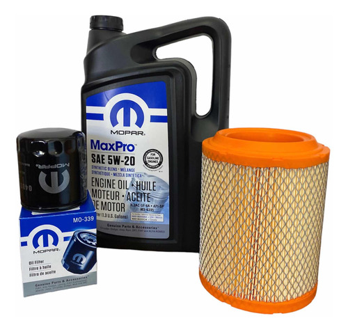 Kit Aceite + Filtro De Aire Dodge Caliber 2007 2.4 2.0 Mopar