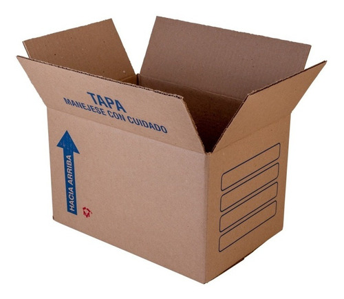 Imagen 1 de 2 de 75 Cajas De Carton Corrugado Mp85 Para Empaque 16x12x12cms