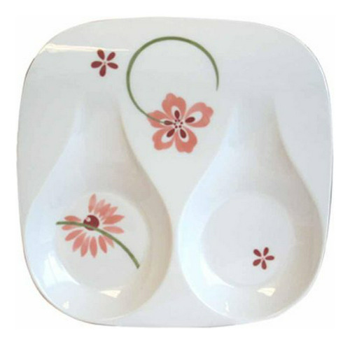 Soporte Cucharas Doble Corelle Melamina, Rosa.