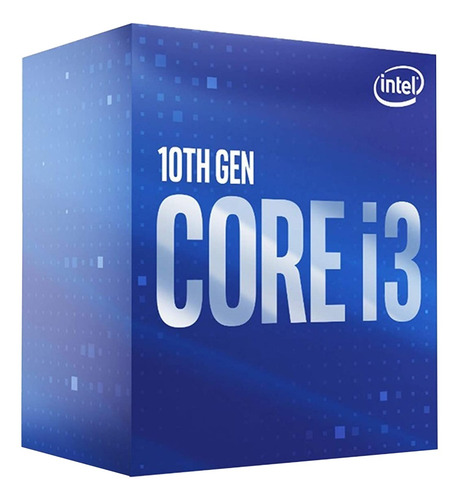 Procesador gamer Intel Core i3-10100F BX8070110100F de 4 núcleos y 4.3GHz de frecuencia con gráfica integrada