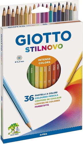 Lapices De Colores Giotto Stilnovo Estuche X 36 Colores