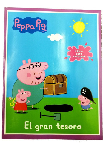 Libro Para Colorear Peppa Pig El Gran Tesoro 16 Paginas | MercadoLibre Libro Para Colorear Peppa Pig El Gran Tesoro 16 Paginas | MercadoLibre