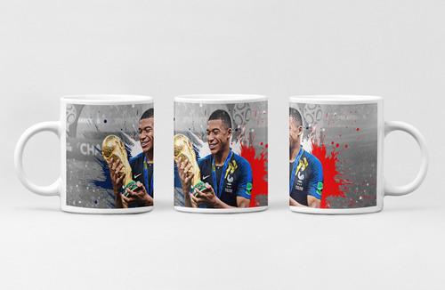 Caneca Mbappé França Campeã Da Copa De 2018