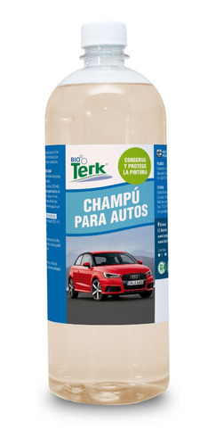 Shampoo Para Autos Bioterk 1 Lt  Biodegradable