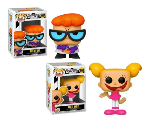 Funko Pop Set El Laboratorio De Dexter, Dexter + Dee Dee