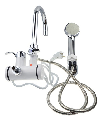Llave Con Ducha Para Agua Caliente Eléctrica De Lavaplatos C