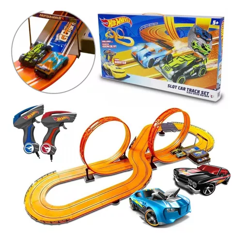 Pista Hot Wheels Track Set Deluxe com 2 Carros 632cm - BR083 - Luxgolden