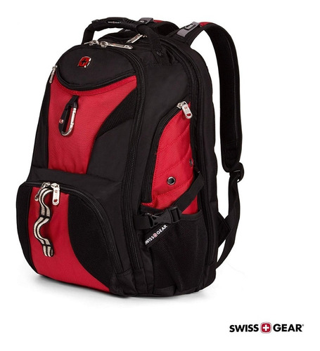 Mochila Swiss Gear Travel Gear 1900 Laptop 17 Pulgadas Rojo