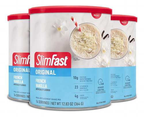 Slimfast Original Polvo Sustitutivo De Comidas, Vainilla Fra