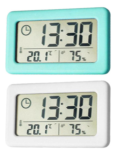 2x Reloj Digital Temperatura Interior Colgante Hogar