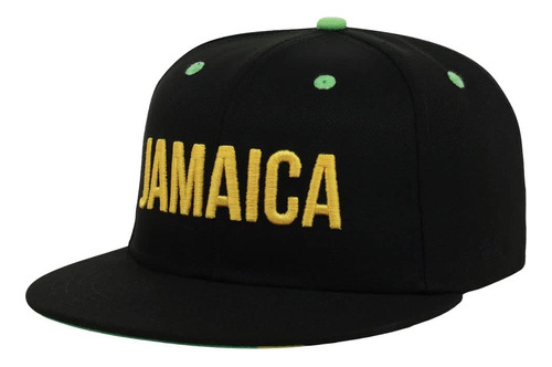 Rings & Crwns Gorra Plana Ajustada Con Logotipo Jamaica