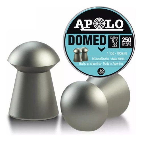 Balines Apolo Domed X250 5.5 Mm