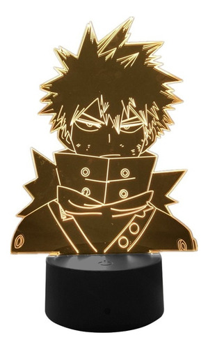 X 3d Led Luz De Noche Anime Mi Héroe Academia Para