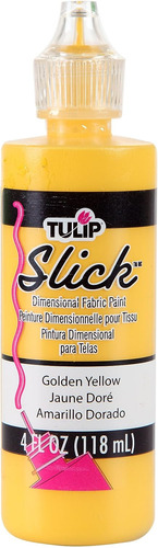 Pintura Para Tela Dimensional Tulip 118ml Amarillo Dor Slick