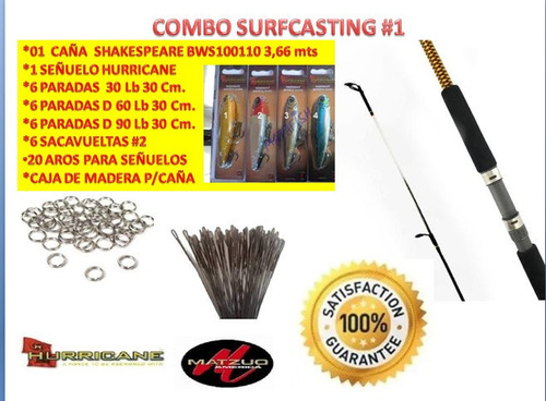 Caña De Pescar Nueva Shakespeare 3.66m Surfcasting Matafish 