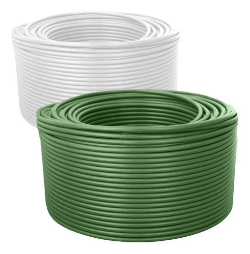 Oferta: 90m Cable Calibre 12 Blanco Y 90m Cal. 12 Verde Casa