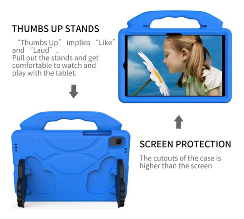 Funda Con Soporte Eva For Ni?os Cubierta For Lenovo Tab M