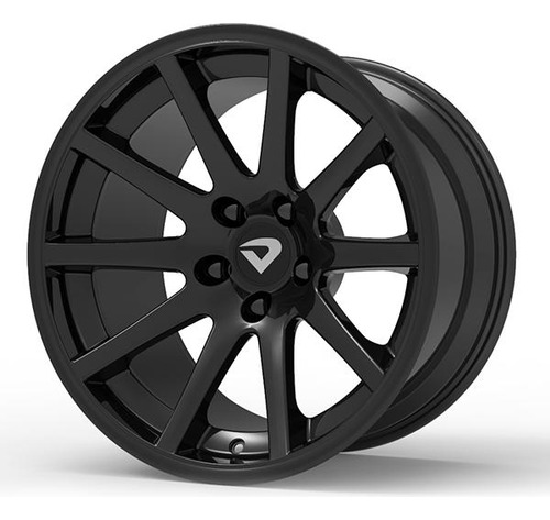 Roda Volcano Light Aro 18 5x114,3mm Cor Preto Brilhante