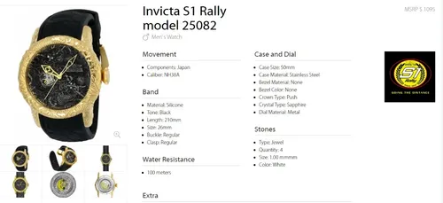 Invicta s1 store rally 25082