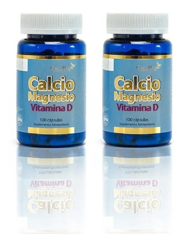 Calcio + Magnesio + Vitamina D Gm 120 Cap 2x60. Osteoporosis