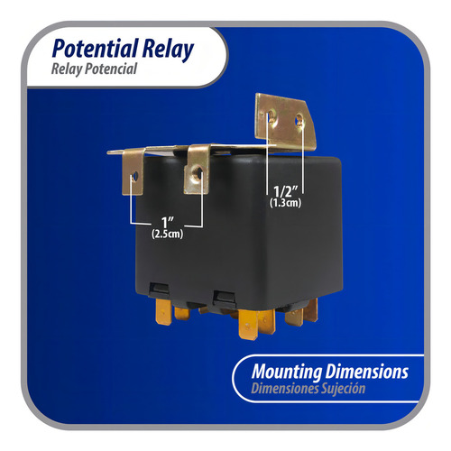 Relay Potencial 50/60hz Ccv332 Min P.u. 180 Max P.u. 193 Max